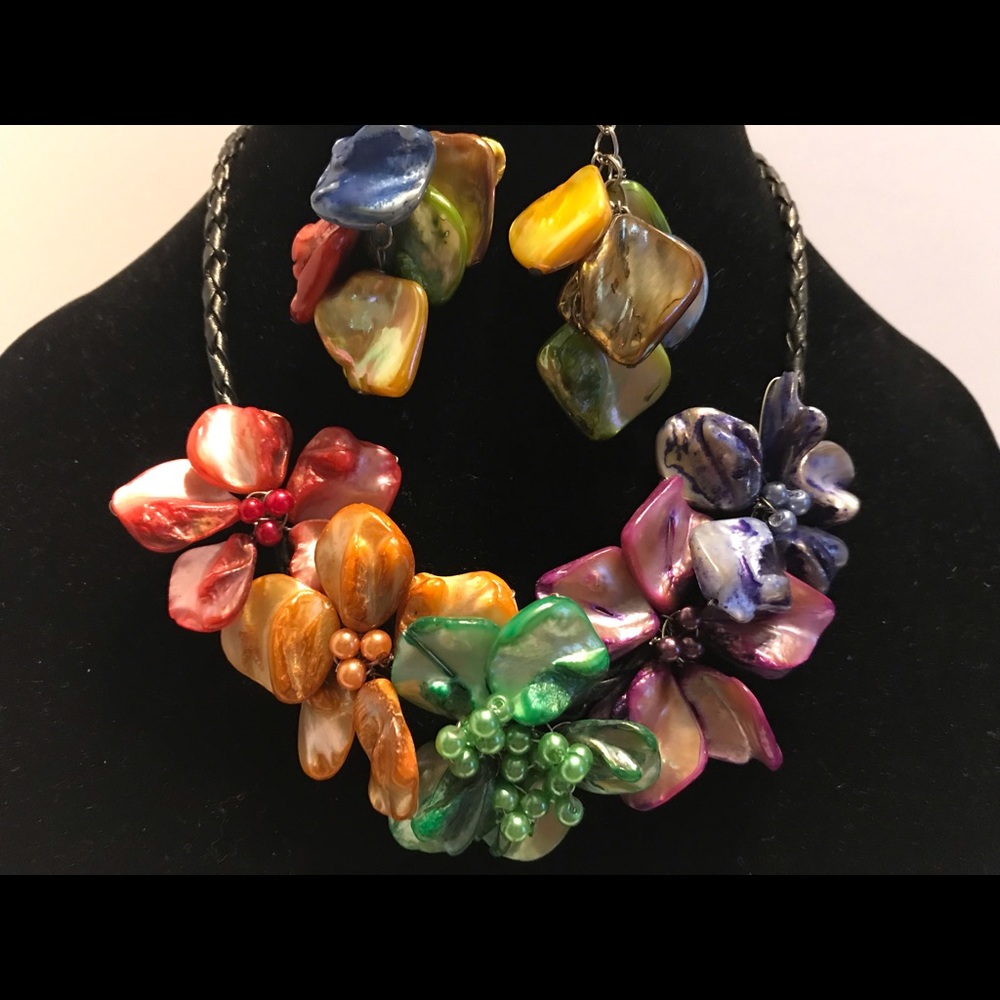 Necklace and earring set